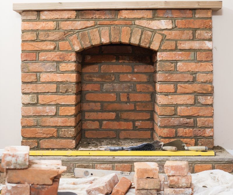 Brick Hearth Installation