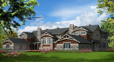 Elegant Brick Facade